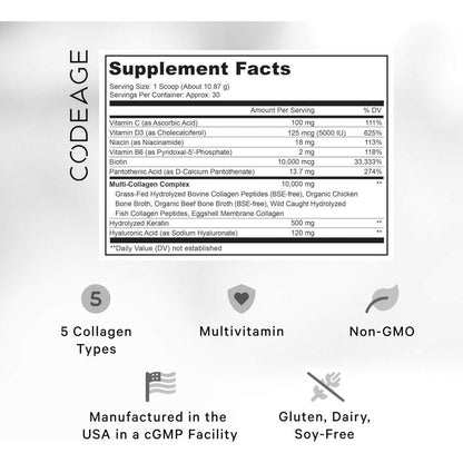 Premium Collagen Powder Supplement for Skin and Hair