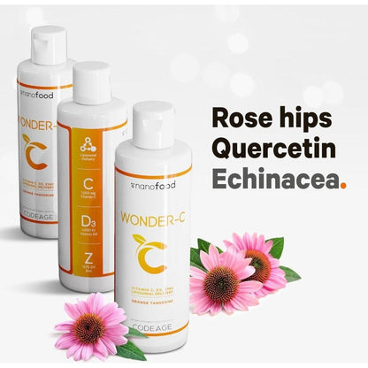 Natural Vitamin C Liquid Boost with Zinc & Antioxidants