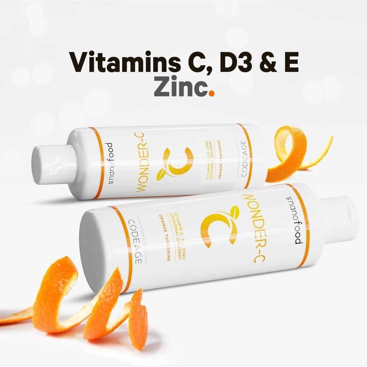 Natural Vitamin C Liquid Boost with Zinc & Antioxidants