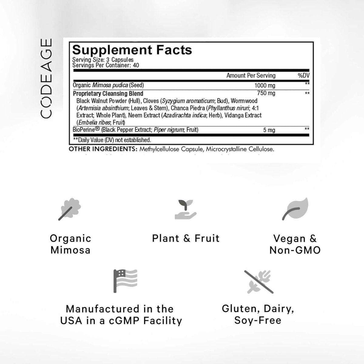 Natural Detox Cleanse Supplement with Herbal Extracts