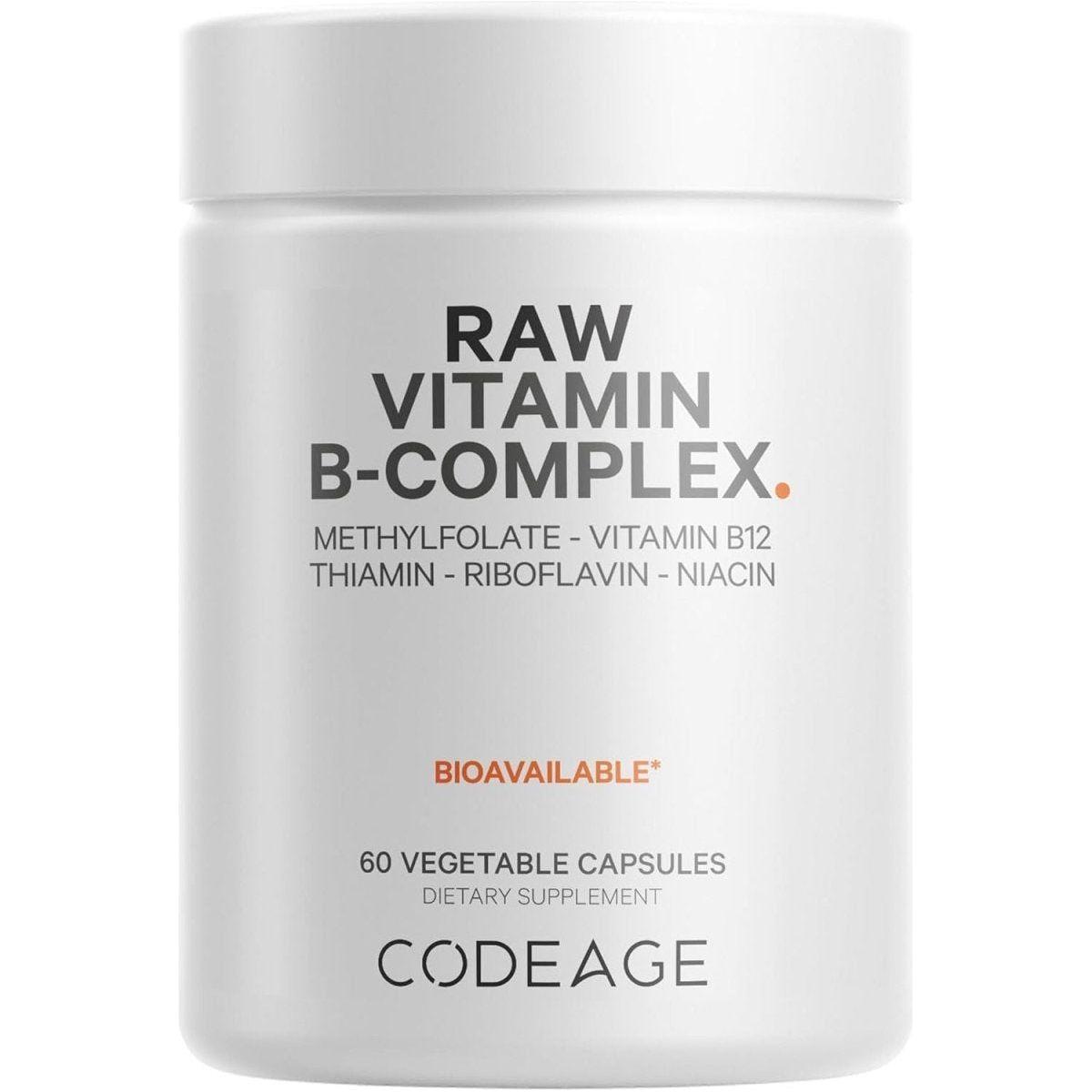 Natural Vitamin B Complex Supplement - 60 Count - Mycosmeticslondon