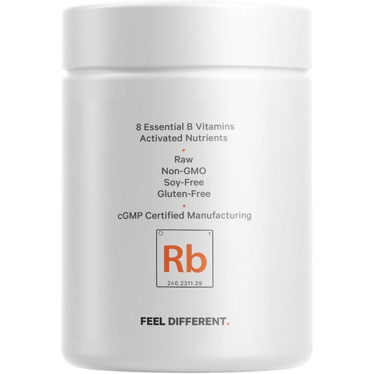 Natural Vitamin B Complex Supplement - 60 Count