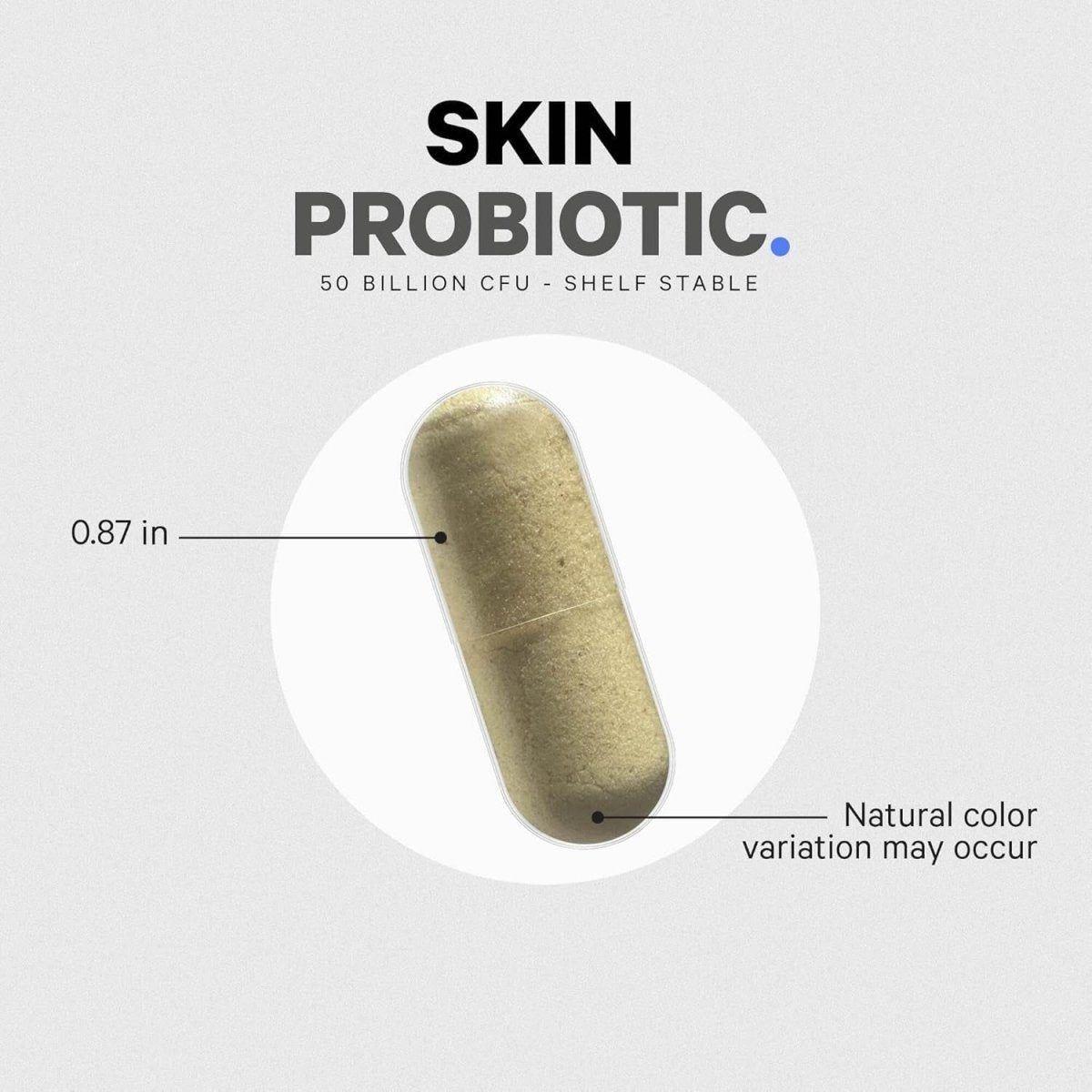 Natural Probiotic Skin Capsules with Vitamin C & Botanicals