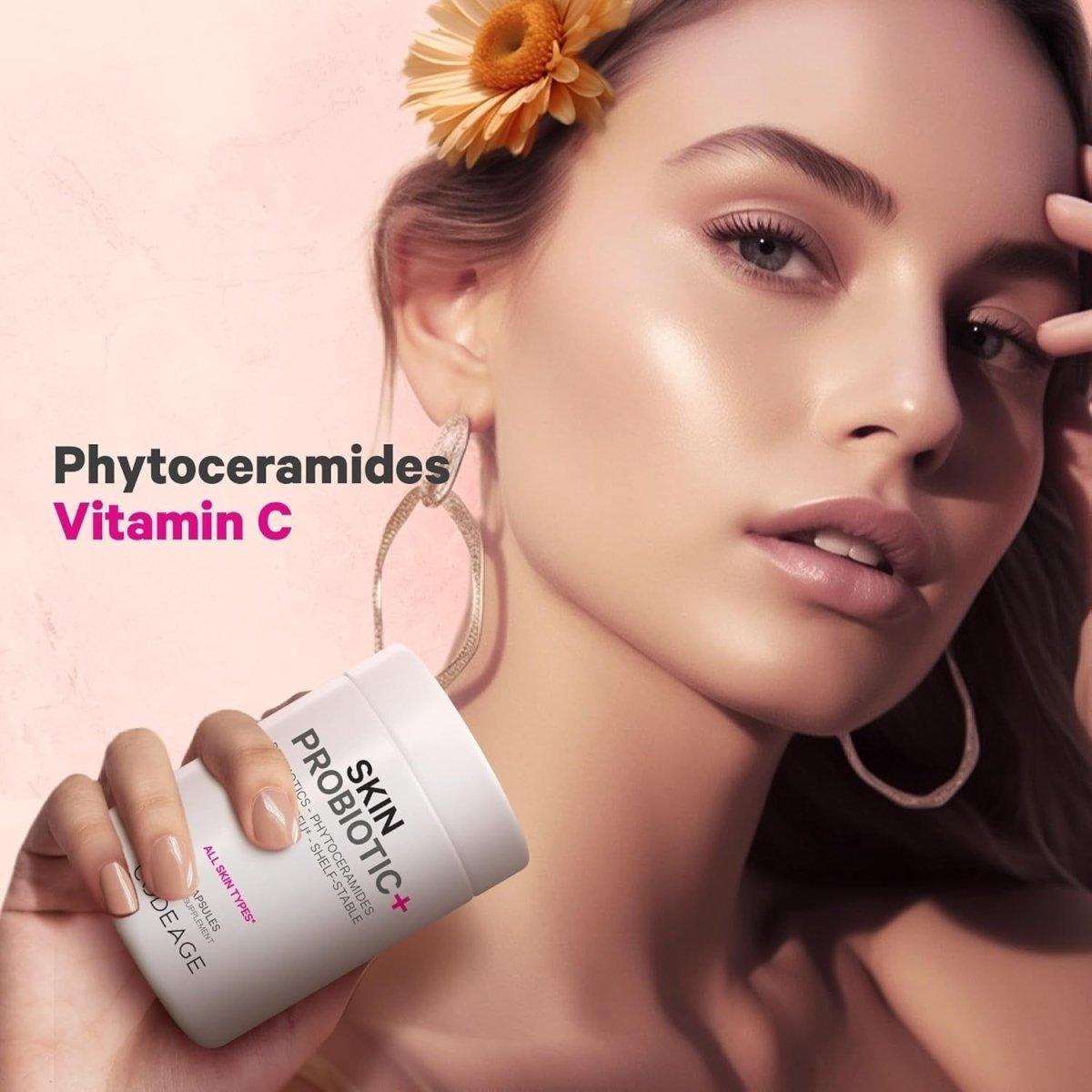 Natural Probiotic Skin Capsules with Vitamin C & Botanicals
