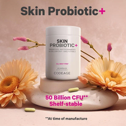 Natural Probiotic Skin Capsules with Vitamin C & Botanicals