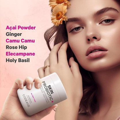 Natural Probiotic Skin Capsules with Vitamin C & Botanicals