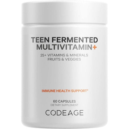 Natural Teen Multivitamin Supplement - 60 Capsules - Mycosmeticslondon