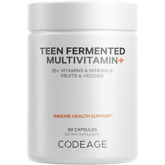 Natural Teen Multivitamin Supplement - 60 Capsules - Mycosmeticslondon