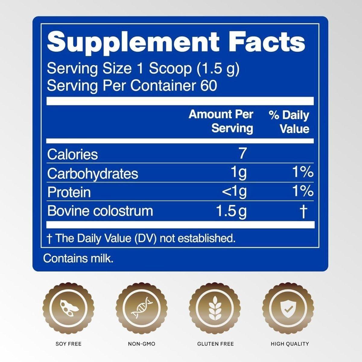 Natural Immune System Booster Supplement Powder