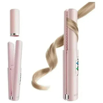 Portable 2-in-1 Hair Straightener and Curler - Mycosmeticslondon