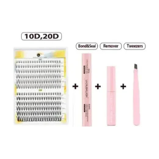Full Volume Curly False Eyelashes for Bold Eyes