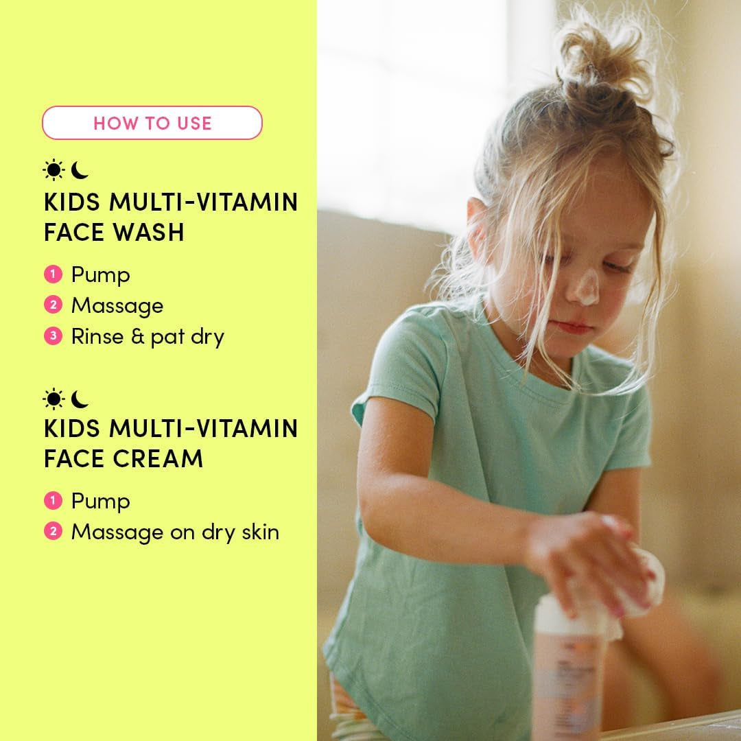 Natural Kids Skincare Set - Gentle Face & Lip Care