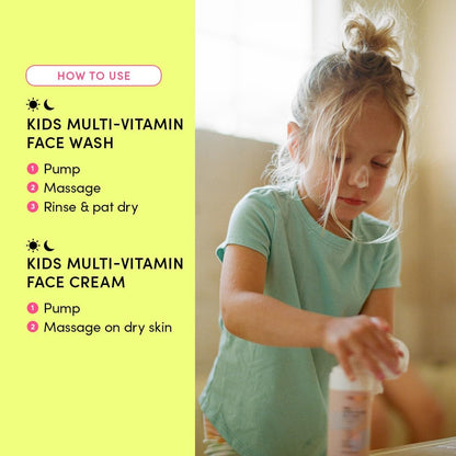Natural Kids Skincare Set - Gentle Face & Lip Care