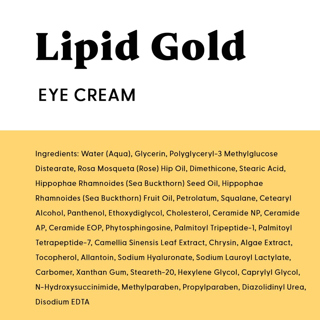 Rich Eye Cream for Dark Circles and Hydration