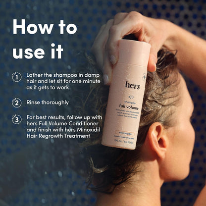 Thickening Shampoo for Thin Hair 2 Pack 190ml