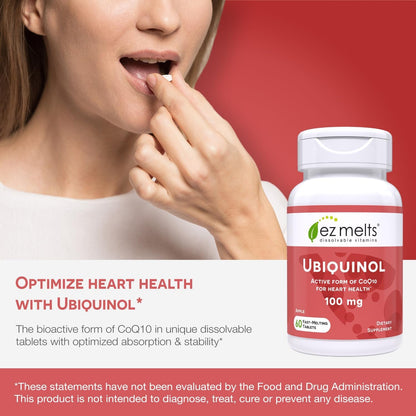 Quick Dissolve CoQ10 100mg Tablets