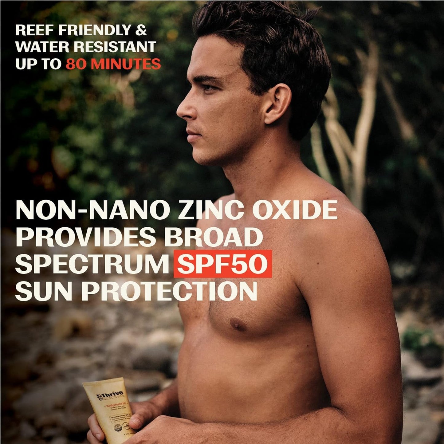 Natural SPF 50 Mineral Sunscreen Lotion - 170g