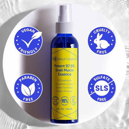 Natural 97.5% Snail Mucin Hydrating Face Serum