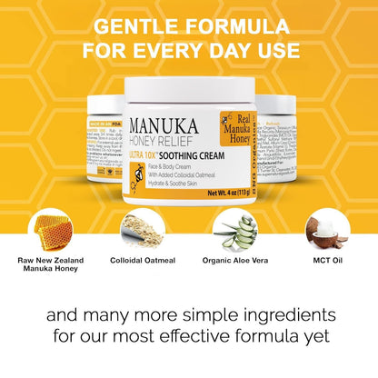 Intensive Moisturizing Cream for Dry Sensitive Skin Relief