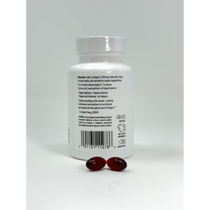 Natural Vaginal Dryness Relief Softgels with Omega-7 Oil