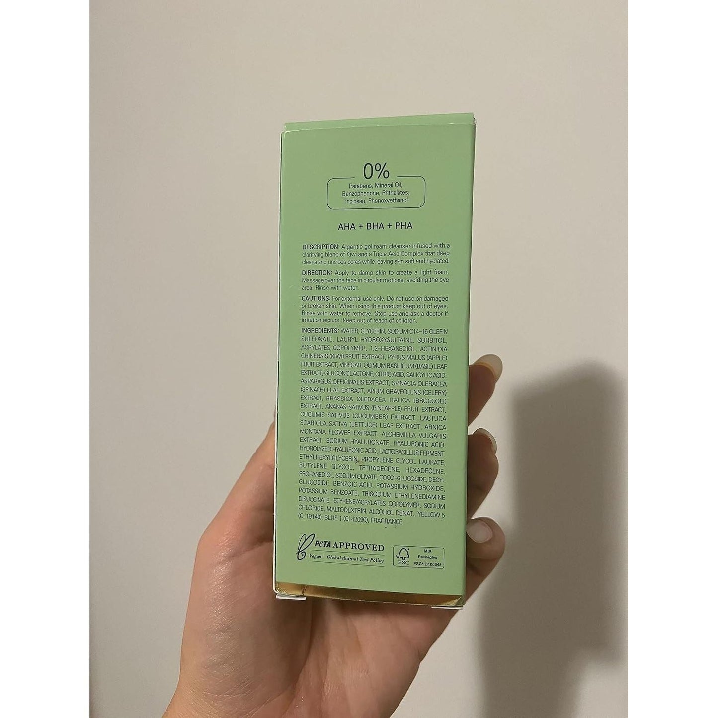 Purifying Kiwi Face Wash Gel Cleanser