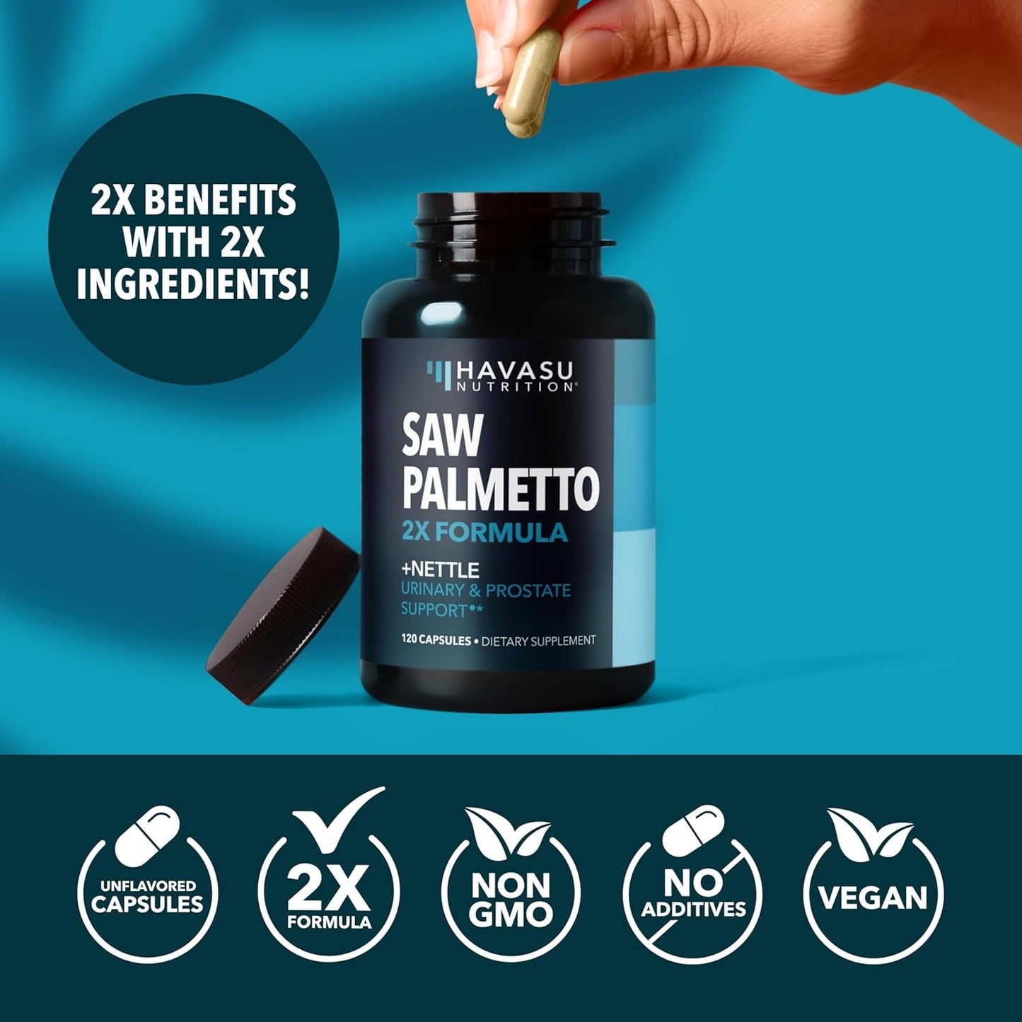 Premium Saw Palmetto Supplement for Men's Health