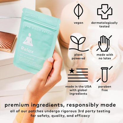 Natural Stress Relief Patches with Ashwagandha
