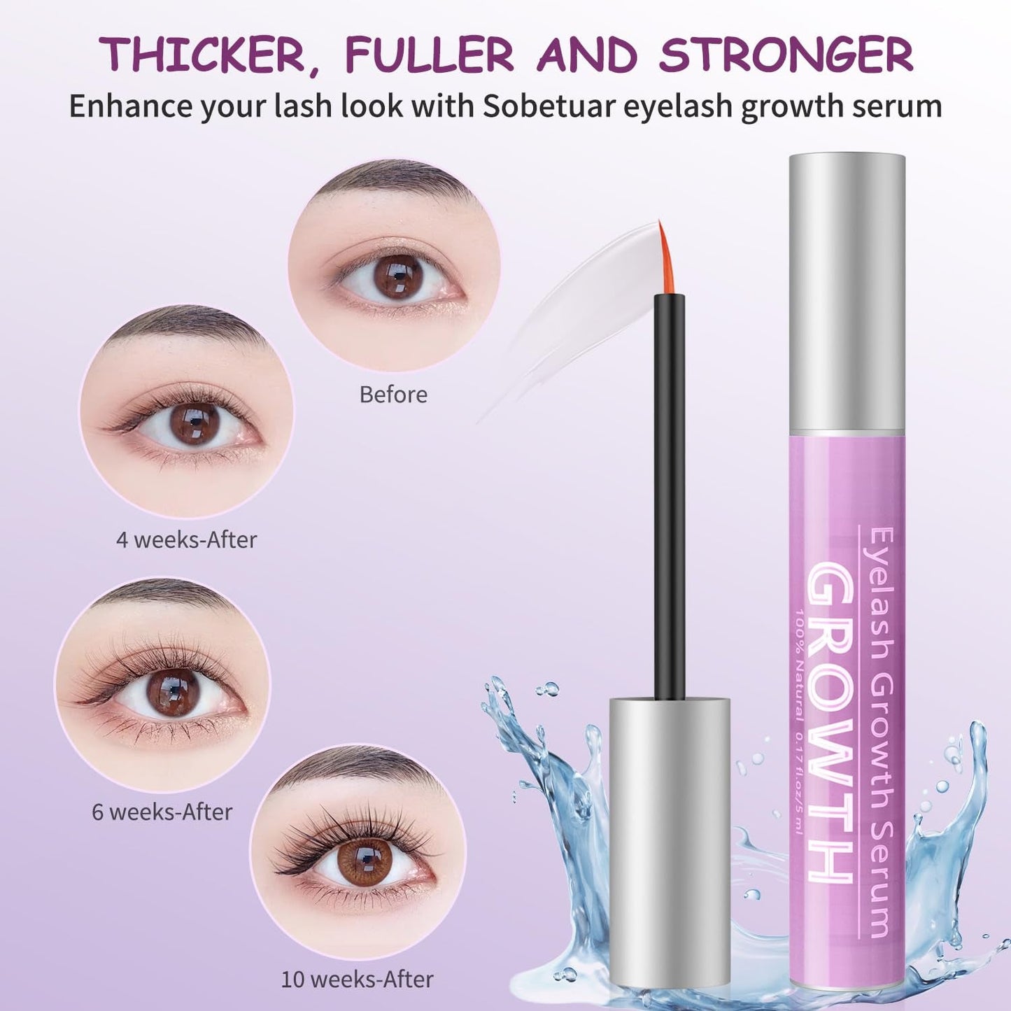 Natural Eyelash Enhancer Serum - 5ml