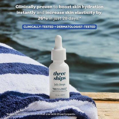 Natural Hydrating Face Serum with Plum and Hyaluronic Acid