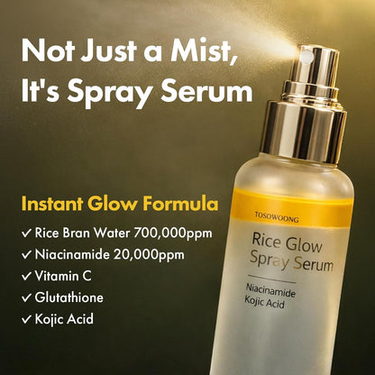 Natural Glow Face Serum Spray 100ml Hydrating Skin Mist