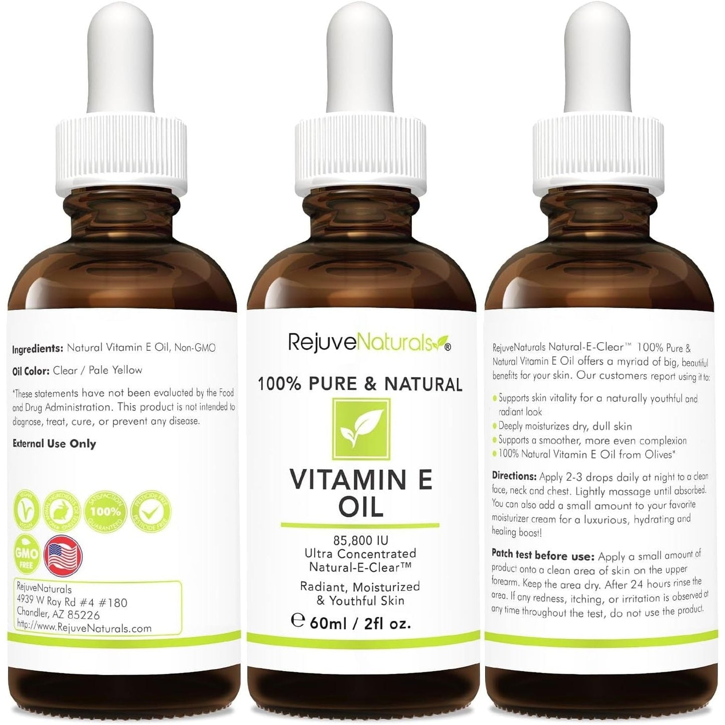 Natural Vitamin E Oil for Glowing Skin Care