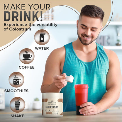 Natural Grass Fed Colostrum Powder Supplement