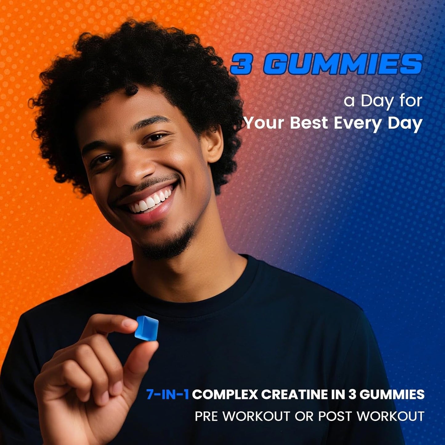 Powerful Sugar Free Creatine Gummy Vitamins 8000mg
