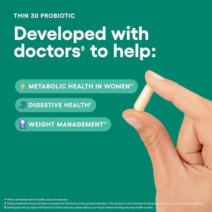 Natural Probiotics for Weight Loss - 60 Capsules