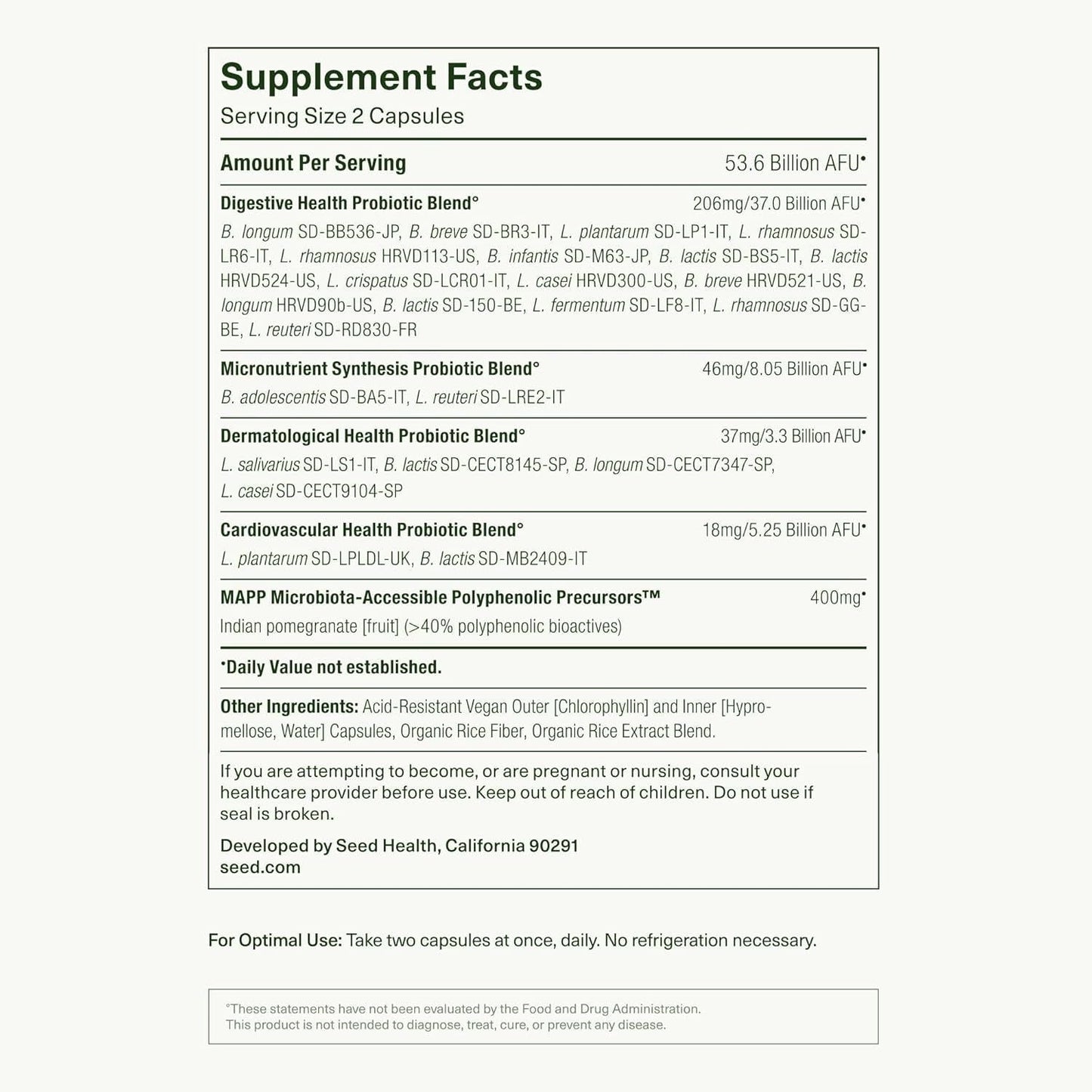 Natural Gut Health Supplement - 28 Capsules