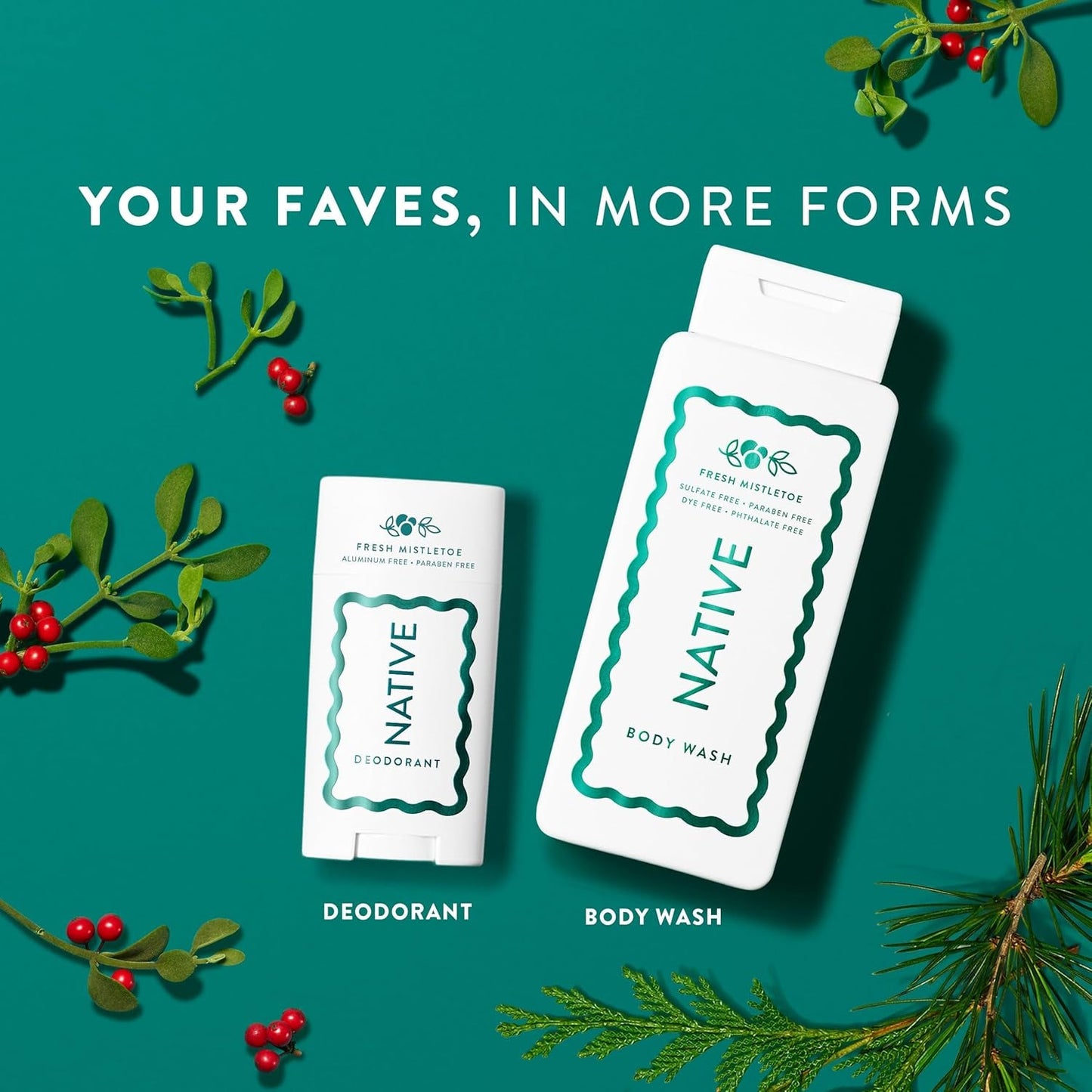 Gentle Natural Body Wash Refreshing Mistletoe 532ml