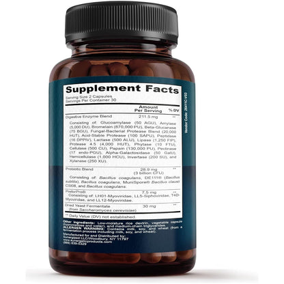 Advanced Probiotic with Enzymes for Gut Health