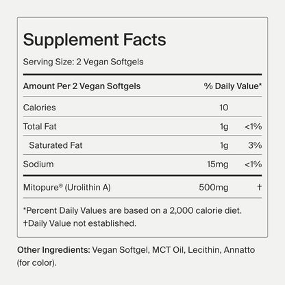 Premium Urolithin A Softgels for Cellular Health Boost