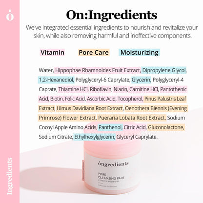 Effective Pore Minimizing Facial Wipes - 60 Count