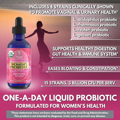 Natural Probiotic Supplement for Women - 120ml