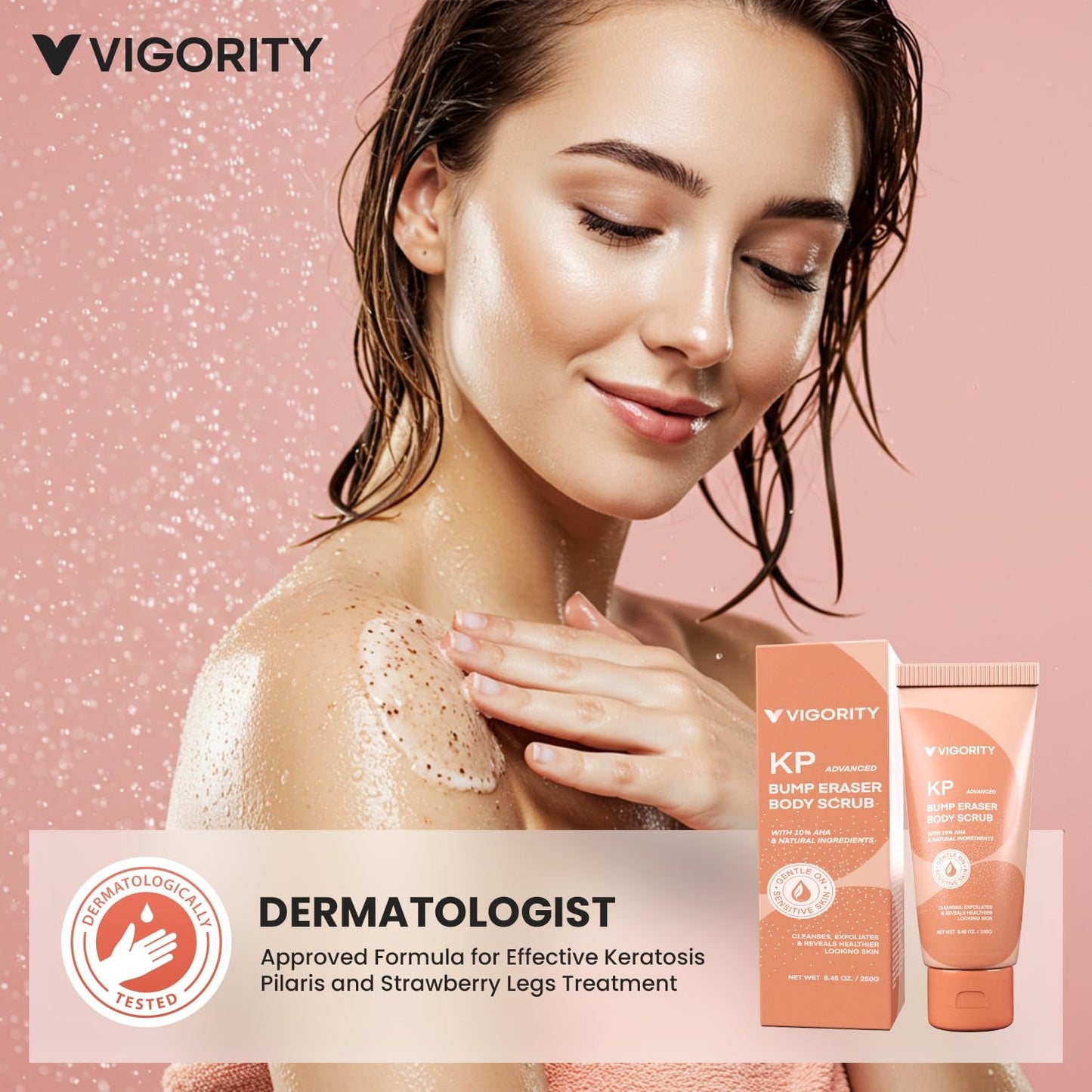 Gentle Exfoliating Body Scrub 250ml - Softens Rough Skin