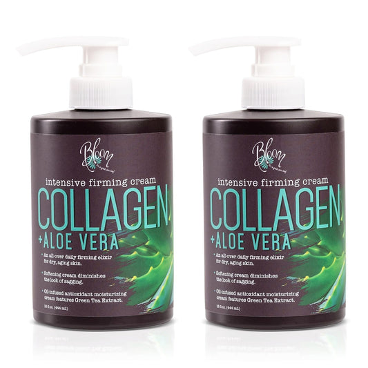 Nourishing Collagen Moisturizer 444ml - Anti-Wrinkle Body & Face Cream - Mycosmeticslondon