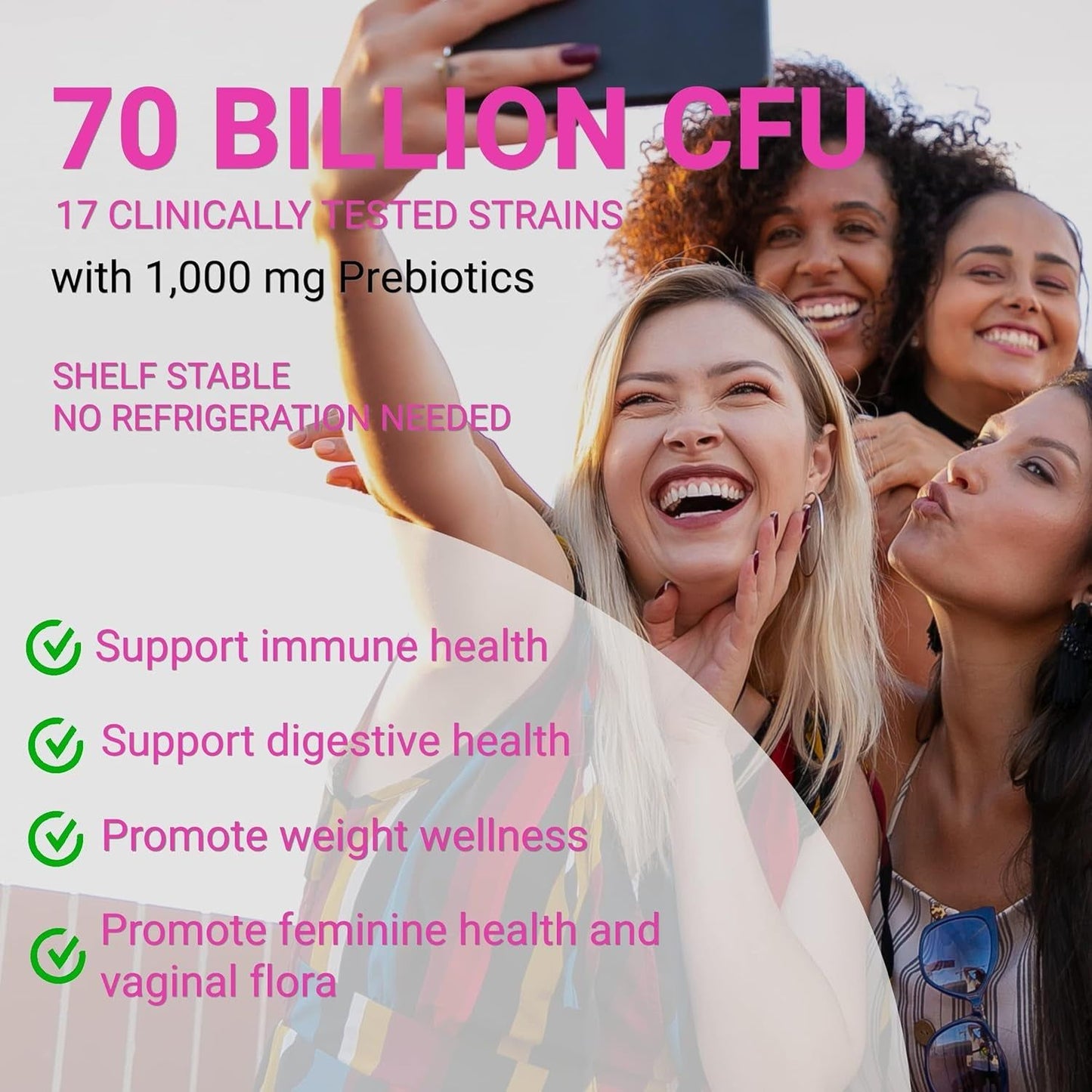 Natural Beauty Collagen Probiotic Supplement Sticks