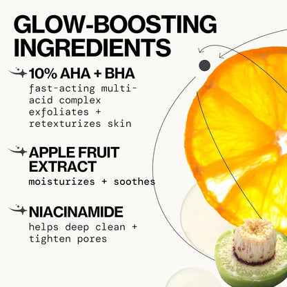 Natural Glow Exfoliating Face Pads 60 Count