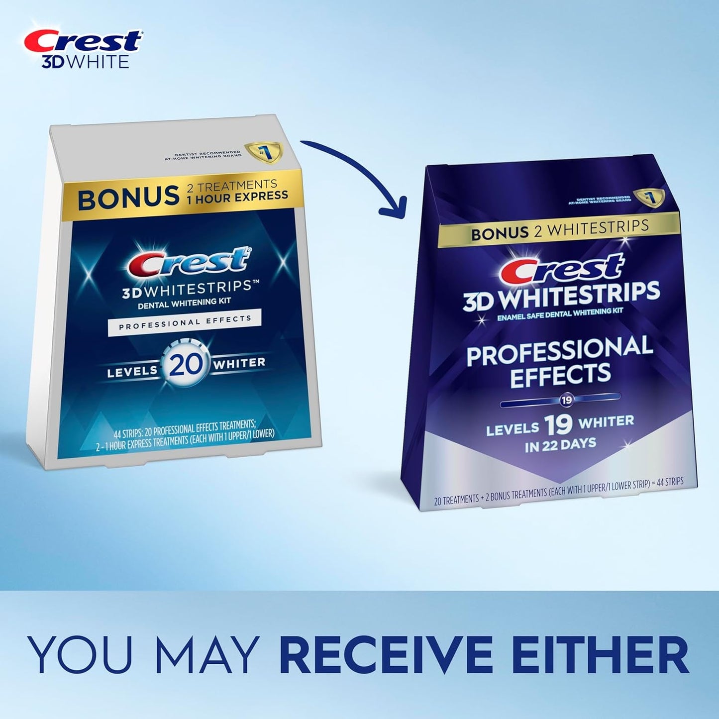 Professional At-Home Teeth Whitening Strips Kit