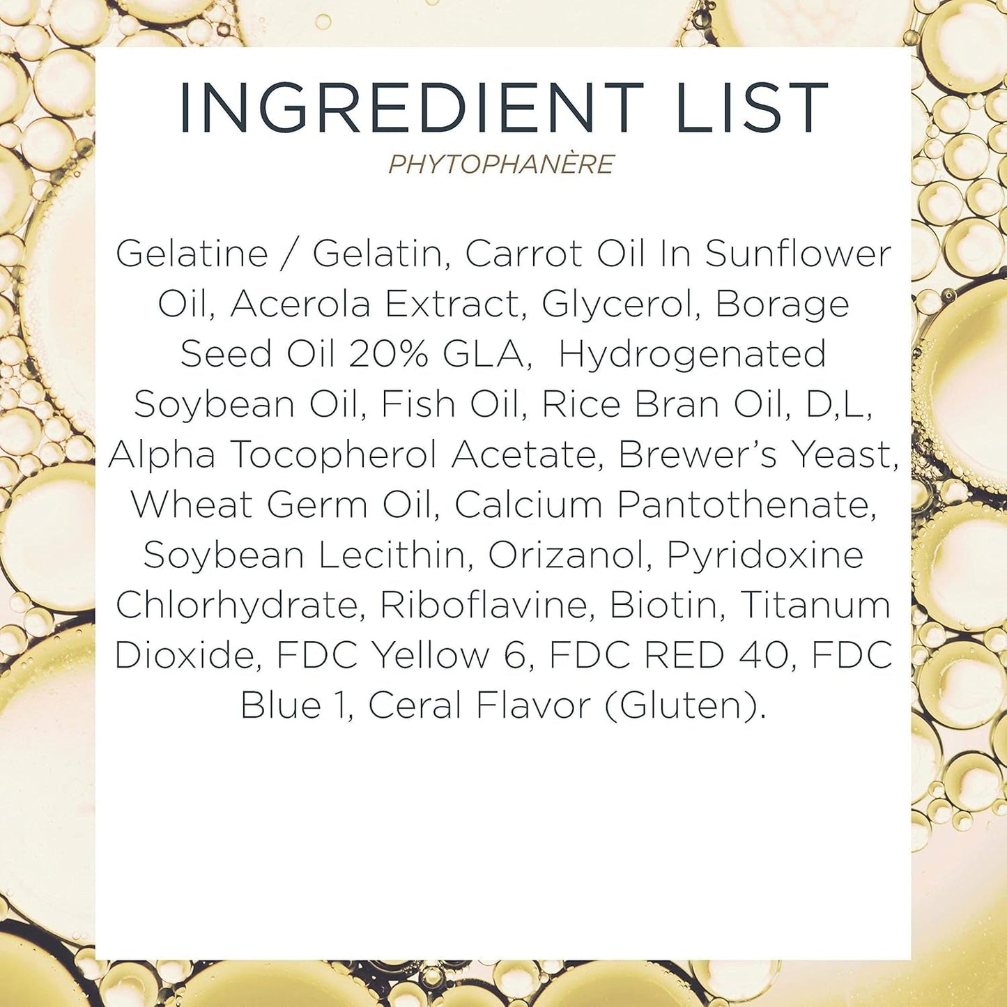 Natural Hair Nail Vitamin Supplement for Women