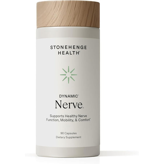 Natural Nerve Support Dietary Supplement Capsules - Mycosmeticslondon