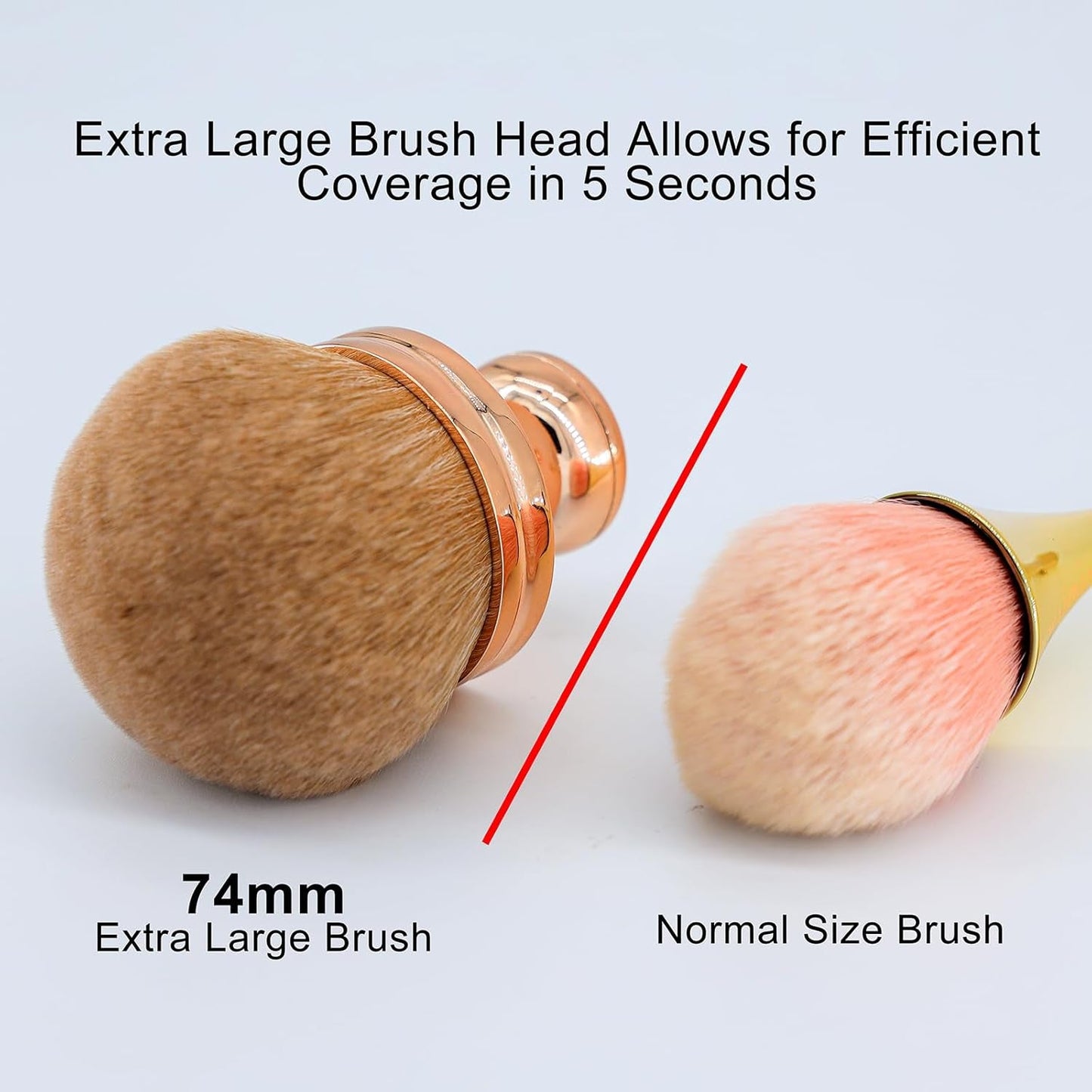 Big Soft Makeup Brush for Full Body Application
