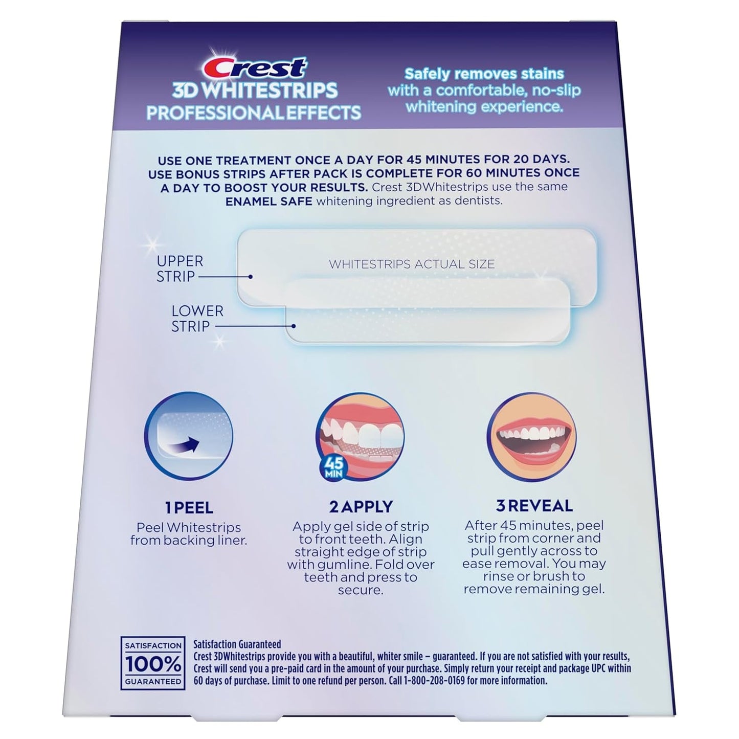 Professional At-Home Teeth Whitening Strips Kit
