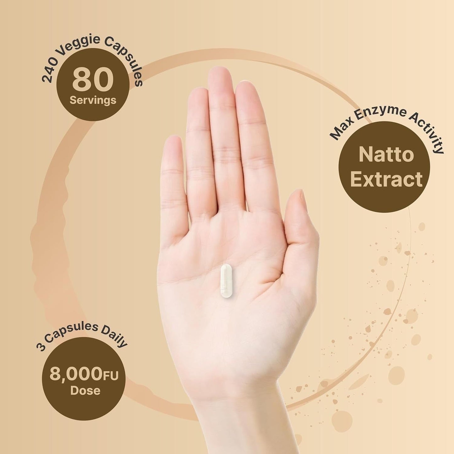 Powerful Nattokinase Capsules for Heart Health